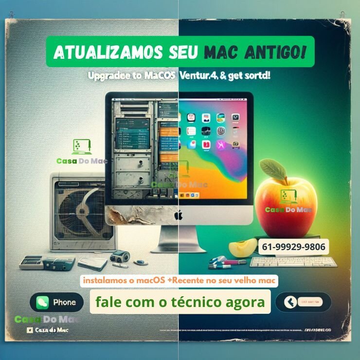 Mac Vintage com macOS atualizado